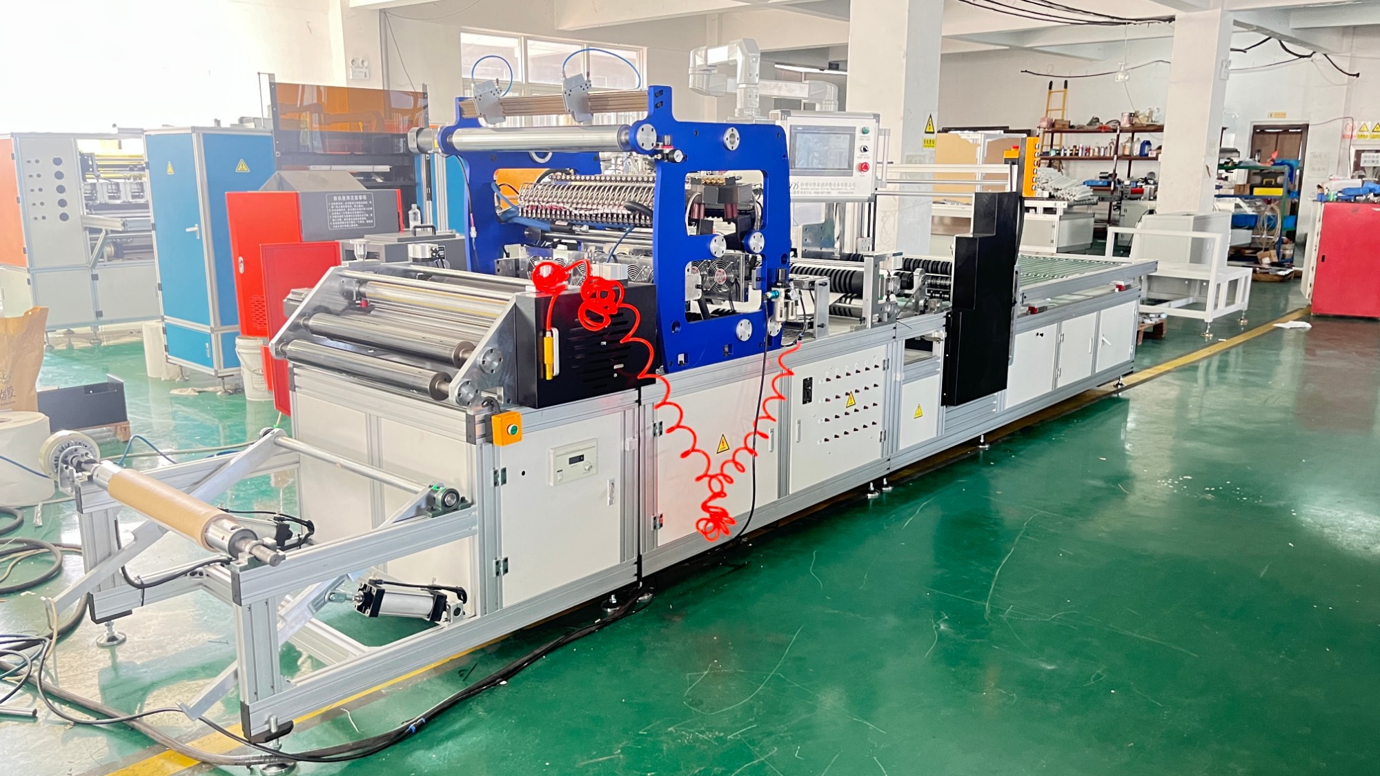 300 Depth Full-auto Hepa Filter CNC Mini Paper Pleating Line