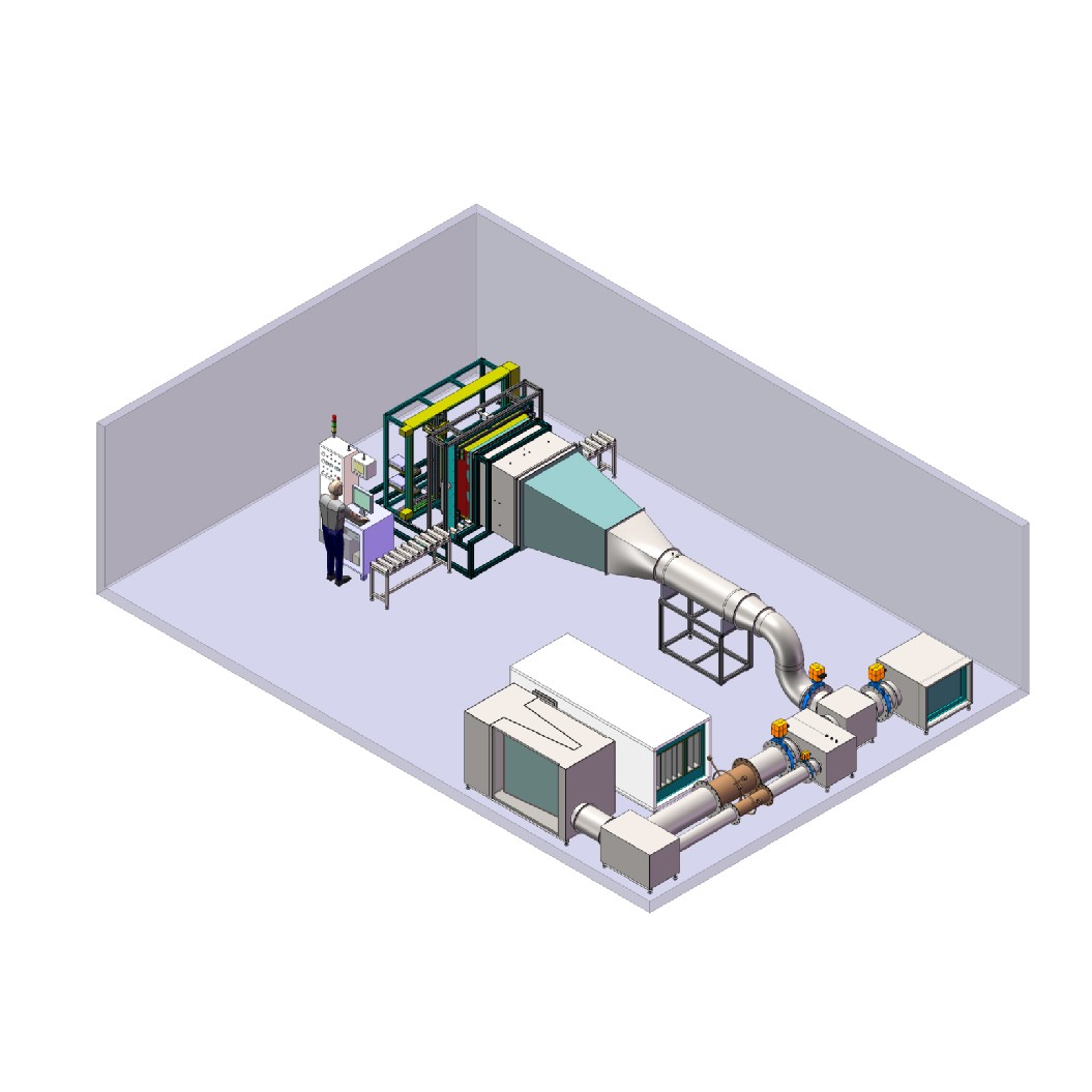Ultra/HEPA Air Filter Test Bench  EN1822 MPPS